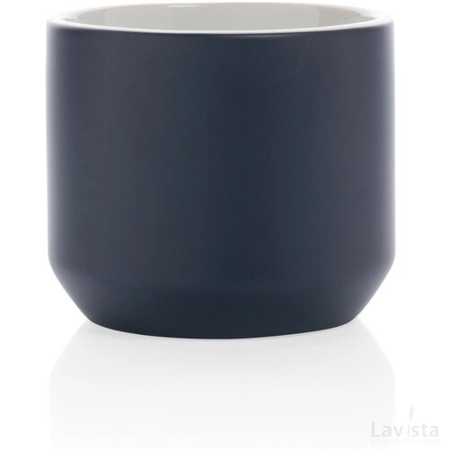 Keramische moderne mok 350 ml donkerblauw