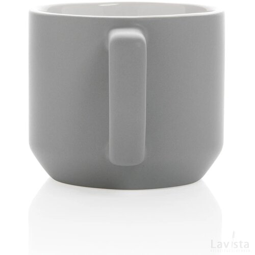Keramische moderne mok 350 ml grijs