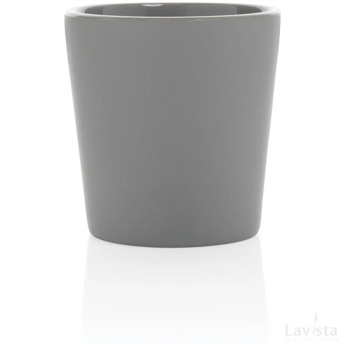 Keramische moderne koffiemok 300 ml grijs