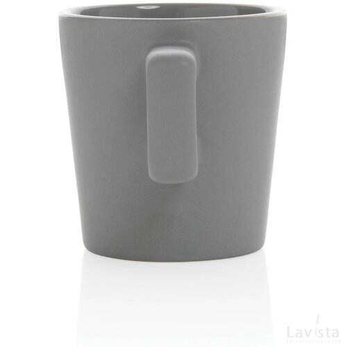 Keramische moderne koffiemok 300 ml grijs