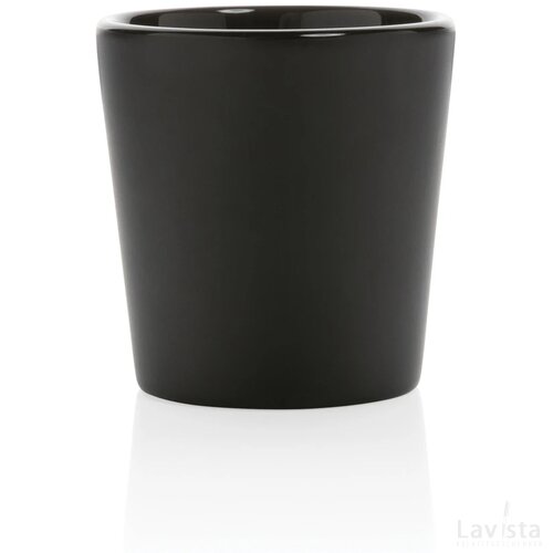 Keramische moderne koffiemok 300 ml zwart, zwart