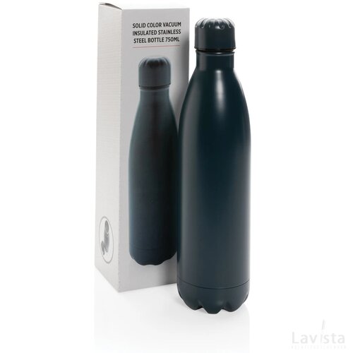 Unikleur vacuum roestvrijstalen fles 750ml blauw