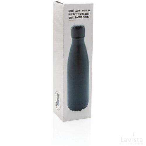 Unikleur vacuum roestvrijstalen fles 750ml blauw