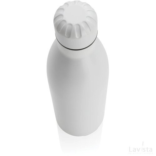 Unikleur vacuum roestvrijstalen fles 750ml wit