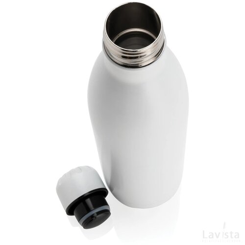 Unikleur vacuum roestvrijstalen fles 750ml wit