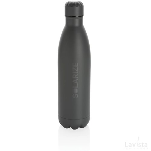 Unikleur vacuum roestvrijstalen fles 750ml grijs