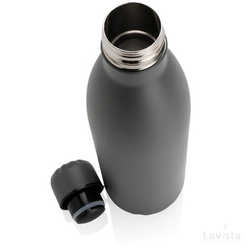 Unikleur vacuum roestvrijstalen fles 750ml grijs