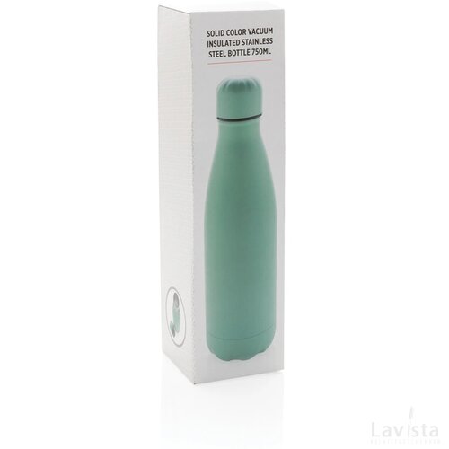 Unikleur vacuum roestvrijstalen fles 750ml groen