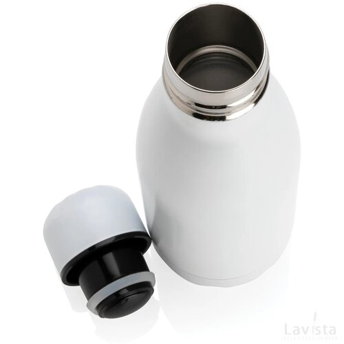 Unikleur vacuum roestvrijstalen fles 260ml wit