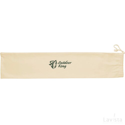 Houten croquet set bruin