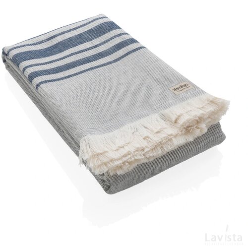 Ukiyo Yumiko AWARE™ Hamam Handdoek 100x180cm donkerblauw