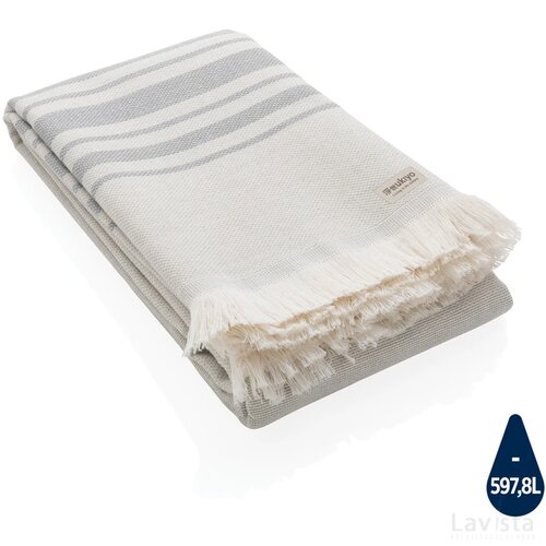 Ukiyo Yumiko AWARE™ Hamam Handdoek 100x180cm grijs
