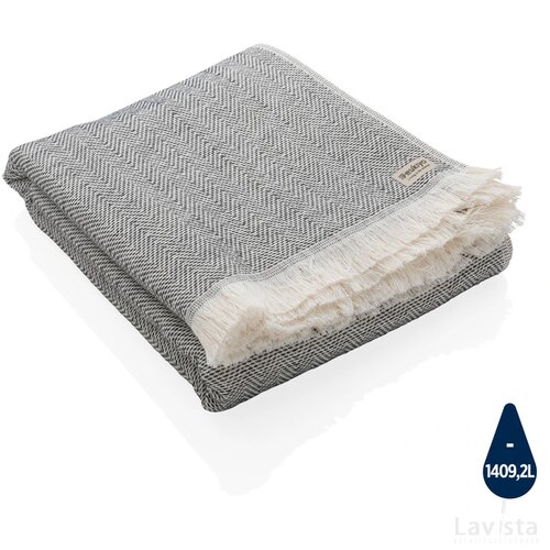 Ukiyo Hisako AWARE™ 4 Seizoenen Deken/Handdoek 100x180 zwart