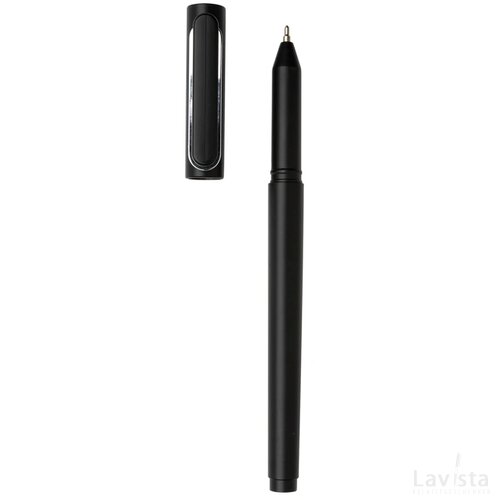 X6 pen met dop en ultra glide inkt zwart