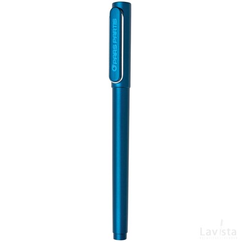 X6 pen met dop en ultra glide inkt blauw