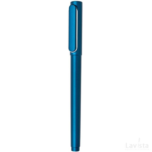 X6 pen met dop en ultra glide inkt blauw