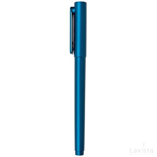 X6 pen met dop en ultra glide inkt blauw