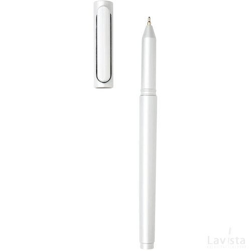 X6 pen met dop en ultra glide inkt wit