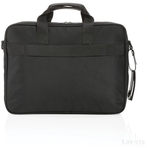 Swiss Peak AWARE™ RPET Voyager 15.6" laptoptas zwart