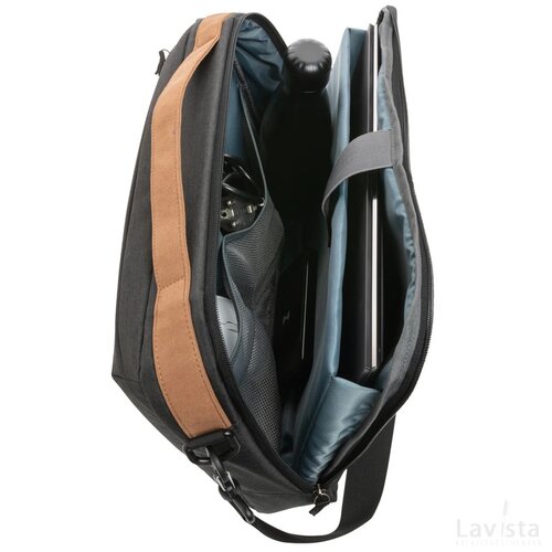 Impact AWARE™ 300D two tone deluxe 15.6" laptoptas zwart