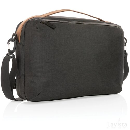 Impact AWARE™ 300D two tone deluxe 15.6" laptoptas zwart