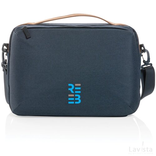 Impact AWARE™ 300D two tone deluxe 15.6" laptoptas donkerblauw