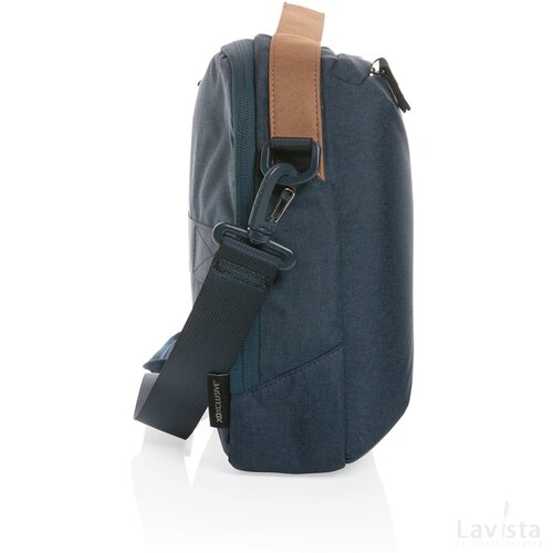 Impact AWARE™ 300D two tone deluxe 15.6" laptoptas donkerblauw