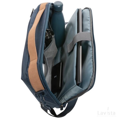 Impact AWARE™ 300D two tone deluxe 15.6" laptoptas donkerblauw