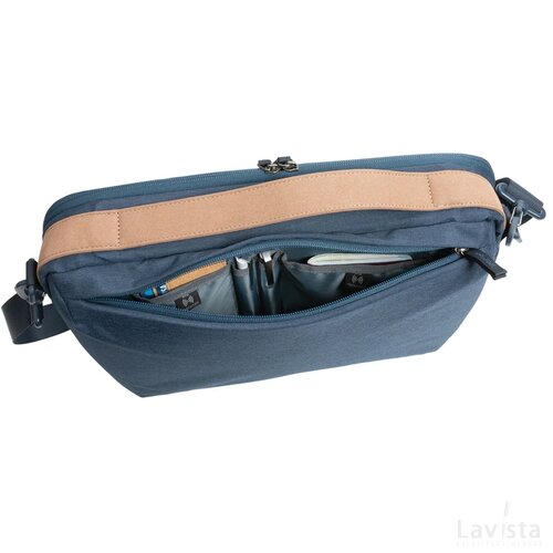 Impact AWARE™ 300D two tone deluxe 15.6" laptoptas donkerblauw