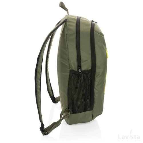 Impact AWARE™ 300D RPET casual rugzak groen, limegroen