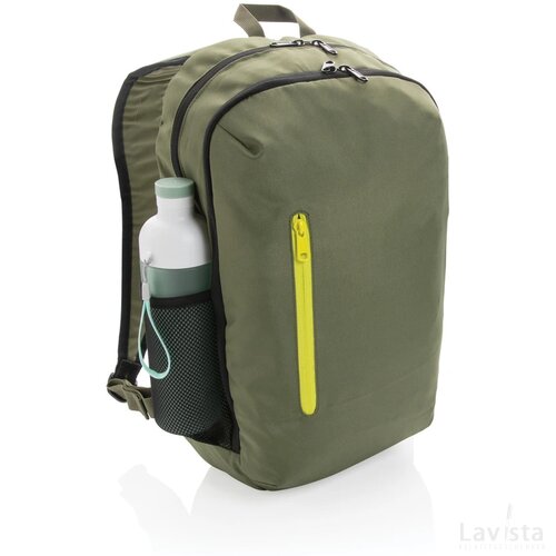 Impact AWARE™ 300D RPET casual rugzak groen, limegroen