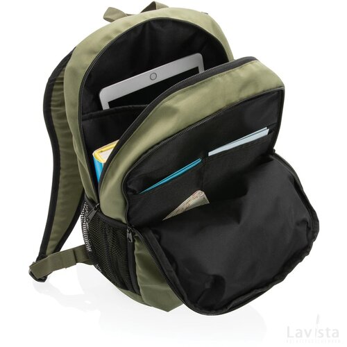 Impact AWARE™ 300D RPET casual rugzak groen, limegroen