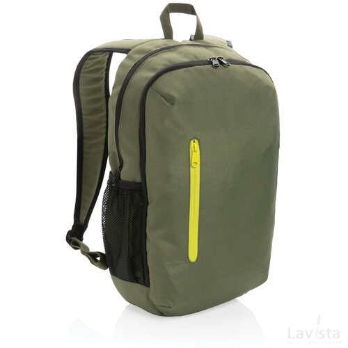 Impact AWARE™ 300D RPET casual rugzak groen, limegroen