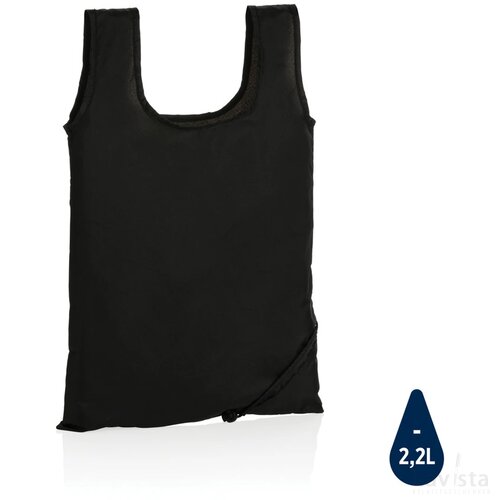 Impact AWARE™ RPET 190T opvouwbare shopper zwart