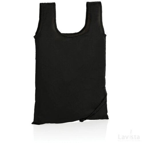 Impact AWARE™ RPET 190T opvouwbare shopper zwart