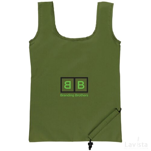 Impact AWARE™ RPET 190T opvouwbare shopper groen