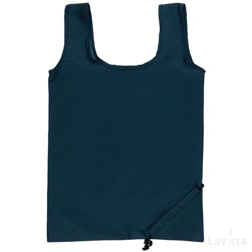 Impact AWARE™ RPET 190T opvouwbare shopper donkerblauw