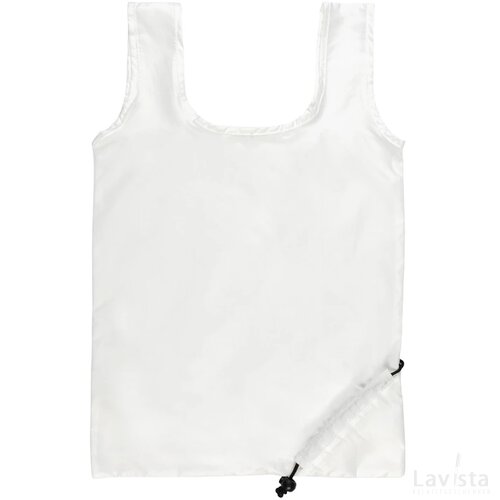 Impact AWARE™ RPET 190T opvouwbare shopper wit