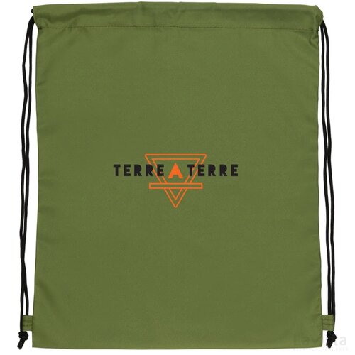 Impact AWARE™ RPET 190T rugzak met trekkoord groen