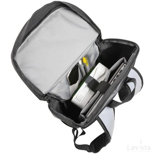 PU high visibility easy access 15.6" laptoprugzak zwart