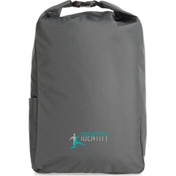 Impact AWARE™ RPET lichtgewicht rolltop rugzak antraciet