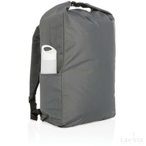 Impact AWARE™ RPET lichtgewicht rolltop rugzak antraciet