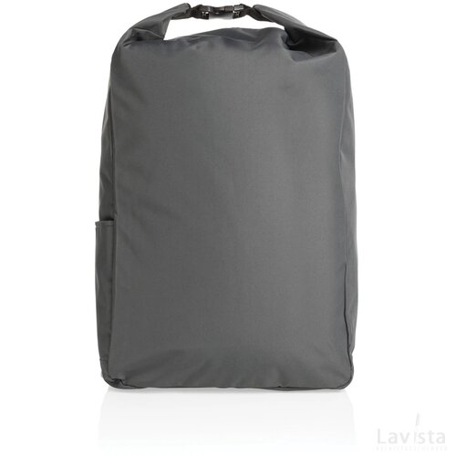 Impact AWARE™ RPET lichtgewicht rolltop rugzak antraciet
