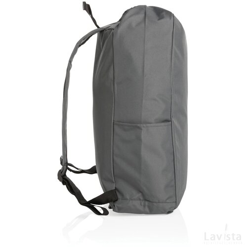 Impact AWARE™ RPET lichtgewicht rolltop rugzak antraciet