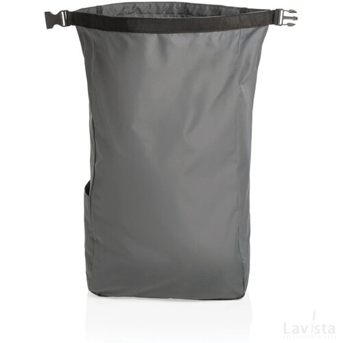 Impact AWARE™ RPET lichtgewicht rolltop rugzak antraciet