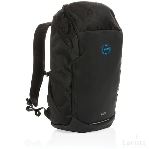 Swiss Peak AWARE™ RPET 15.6 inch zakelijke rugzak zwart