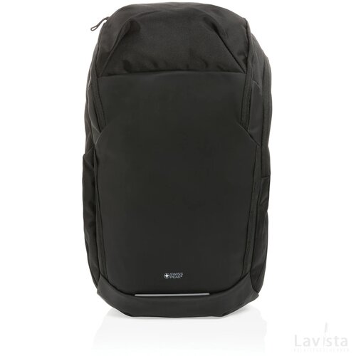 Swiss Peak AWARE™ RPET 15.6 inch zakelijke rugzak zwart