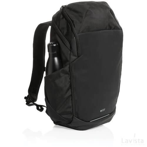 Swiss Peak AWARE™ RPET 15.6 inch zakelijke rugzak zwart
