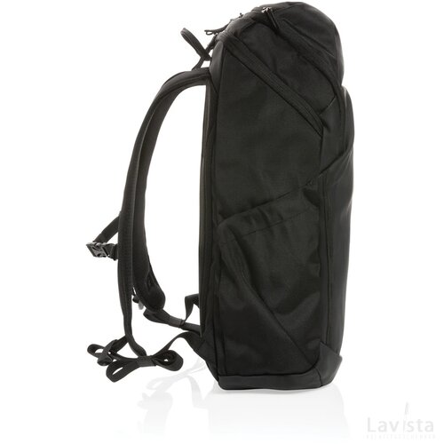 Swiss Peak AWARE™ RPET 15.6 inch zakelijke rugzak zwart