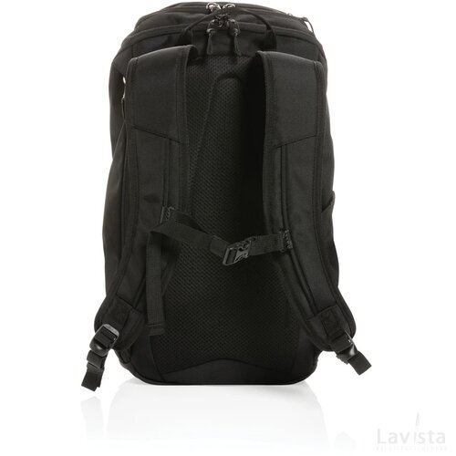 Swiss Peak AWARE™ RPET 15.6 inch zakelijke rugzak zwart